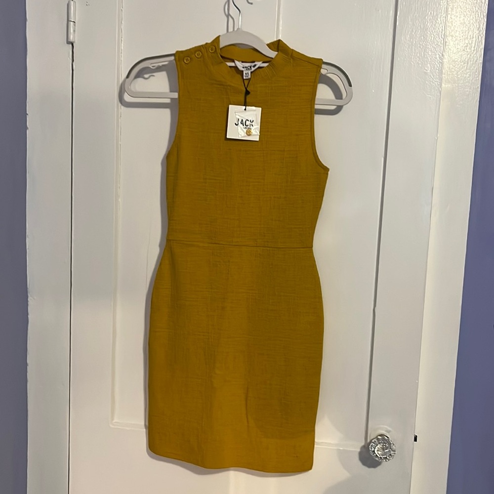 Jack by bb Dakota yellow sleeveless dress nwt